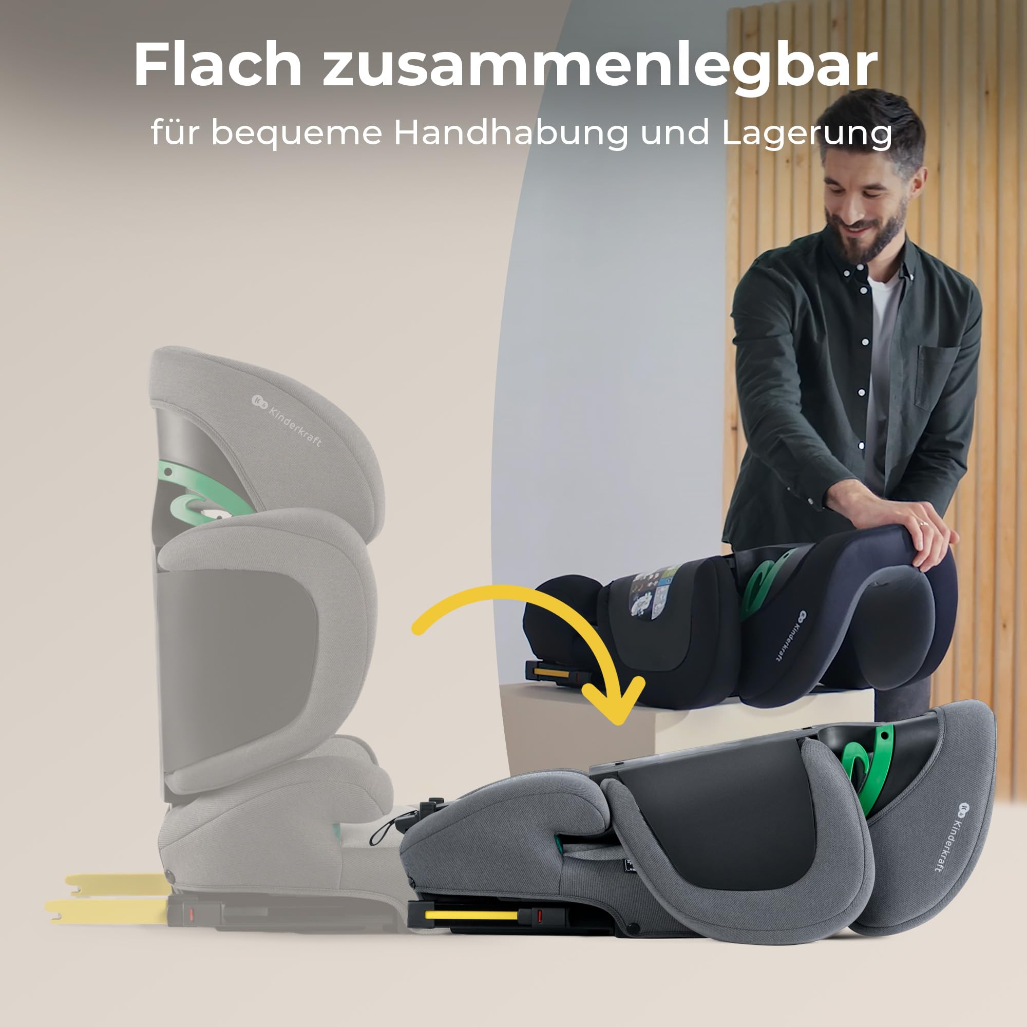 kinderkraft-xpand-2-i-size-kindersitz-grau-100-150-cm image 8