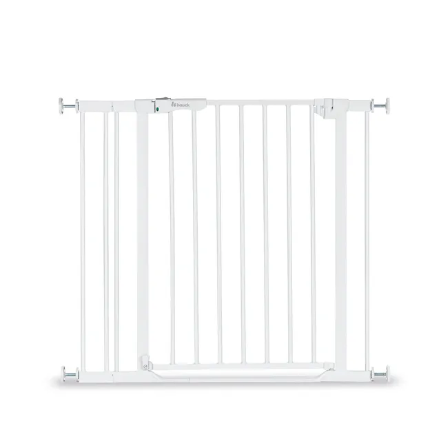 hauck-open-n-stop-clear-step-autoclose-2-gitter-white-84cm image 1