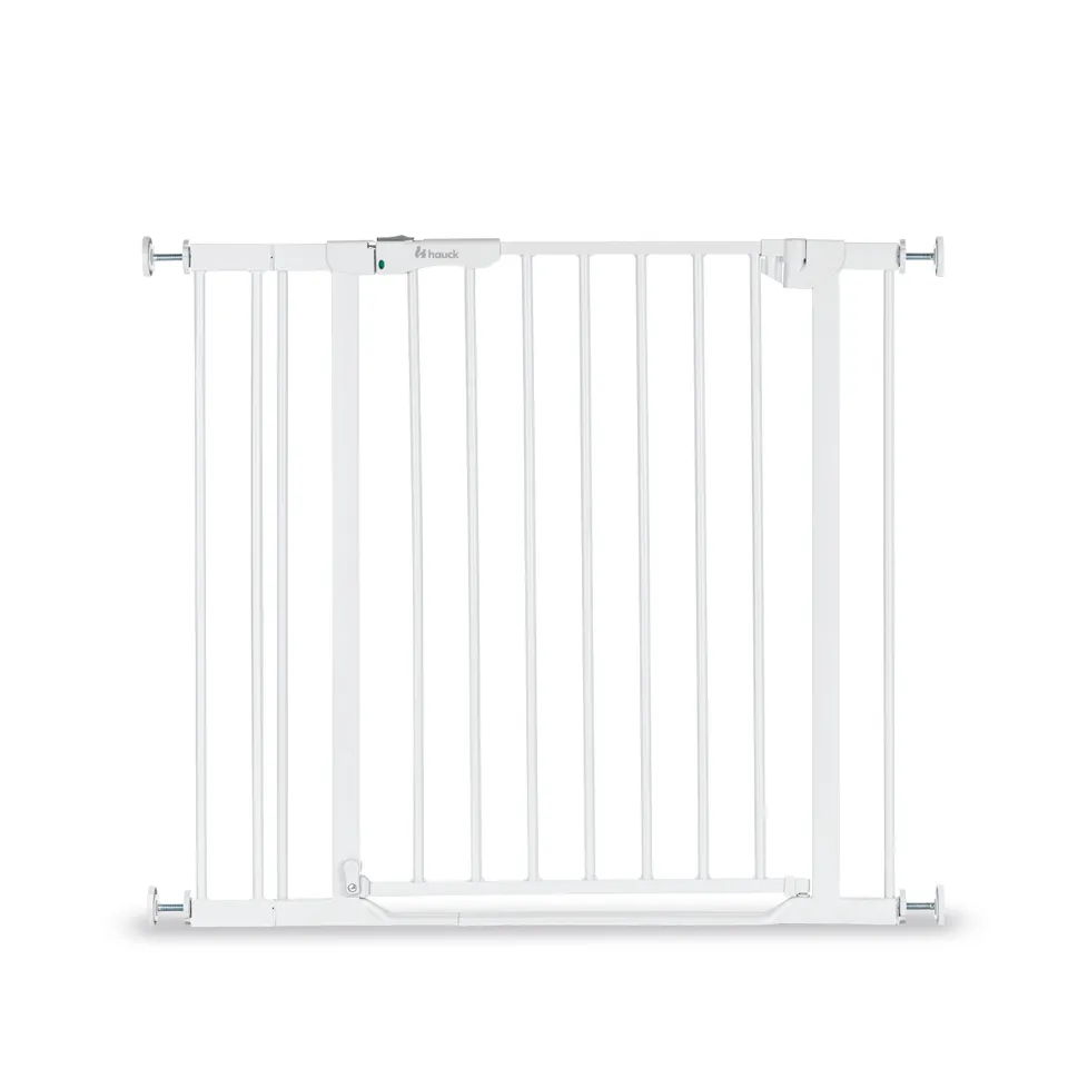 hauck-open-n-stop-clear-step-autoclose-2-gitter-white-84cm image 1