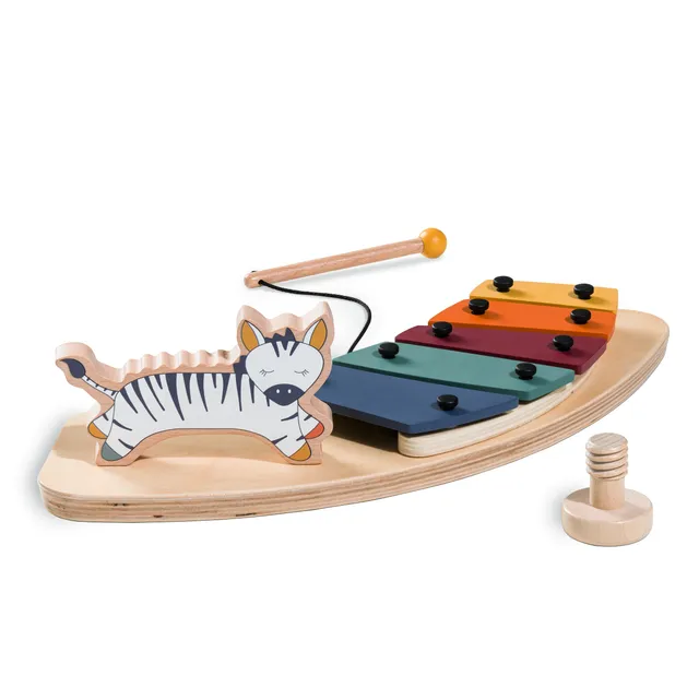 hauck-watch-me-play-music-musikspiel-zebra-holz-xylophon image 1