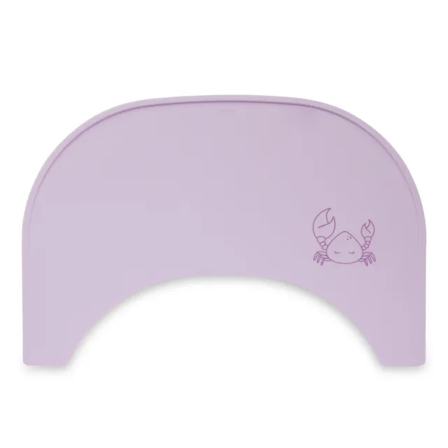 hauck-highchair-tray-mat-platzdeckchen-silikon-crab-lavender image 1