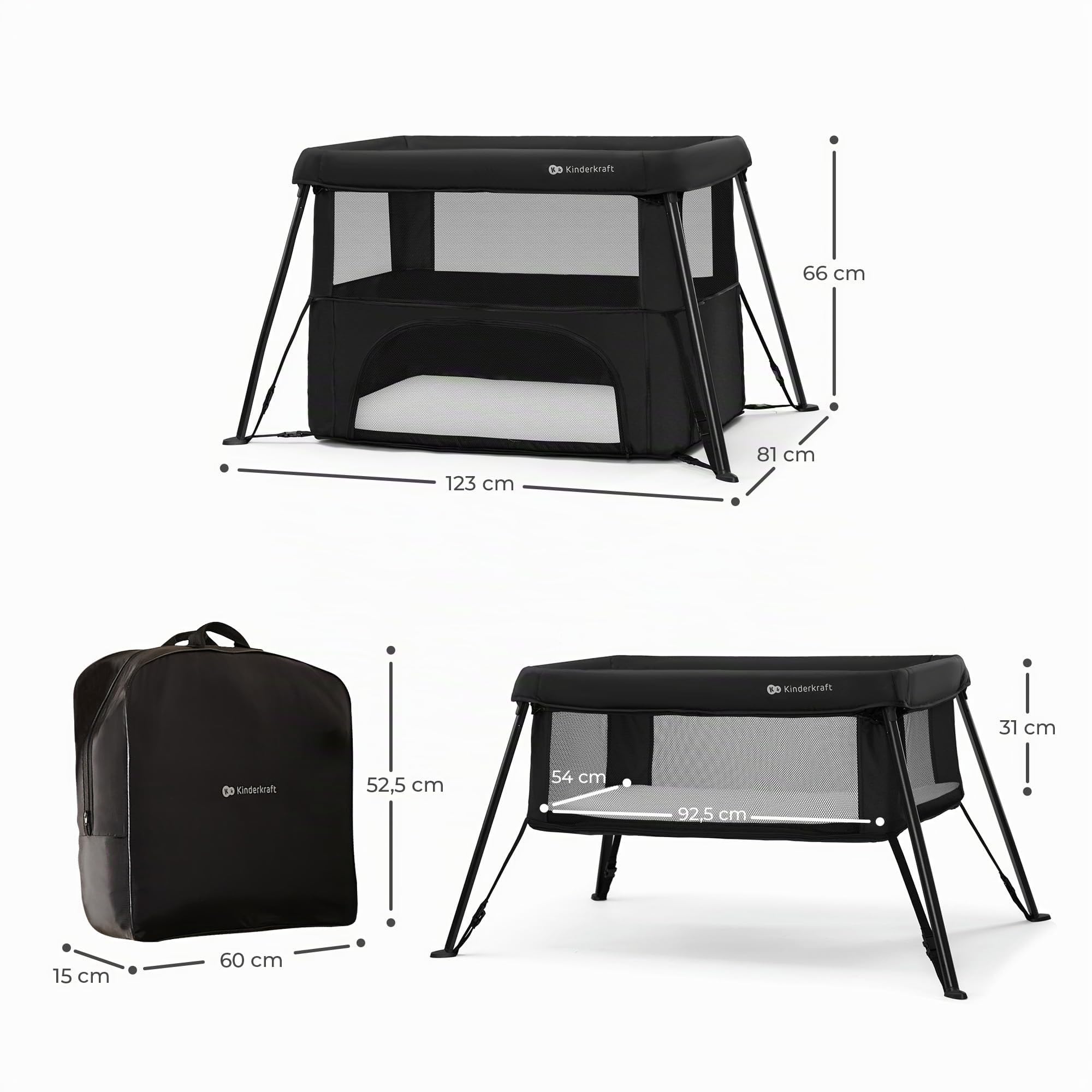 kinderkraft-sofi-cami-reisebett-grau-3-in-1 image 5