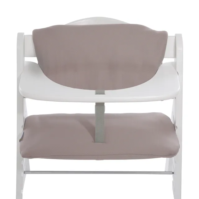 hauck-highchair-pad-deluxe-sitzkissen-stretch-beige-alpha-beta image 1