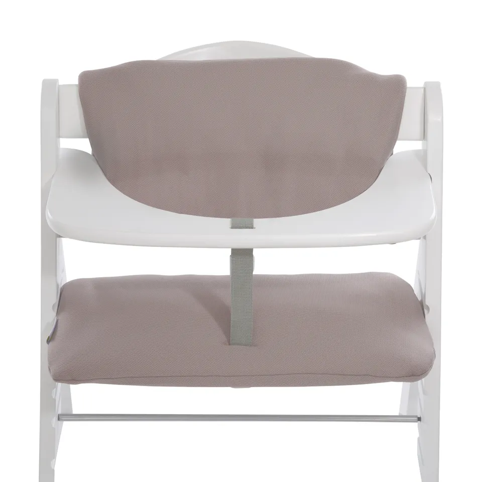 hauck-highchair-pad-deluxe-sitzkissen-stretch-beige-alpha-beta image 1