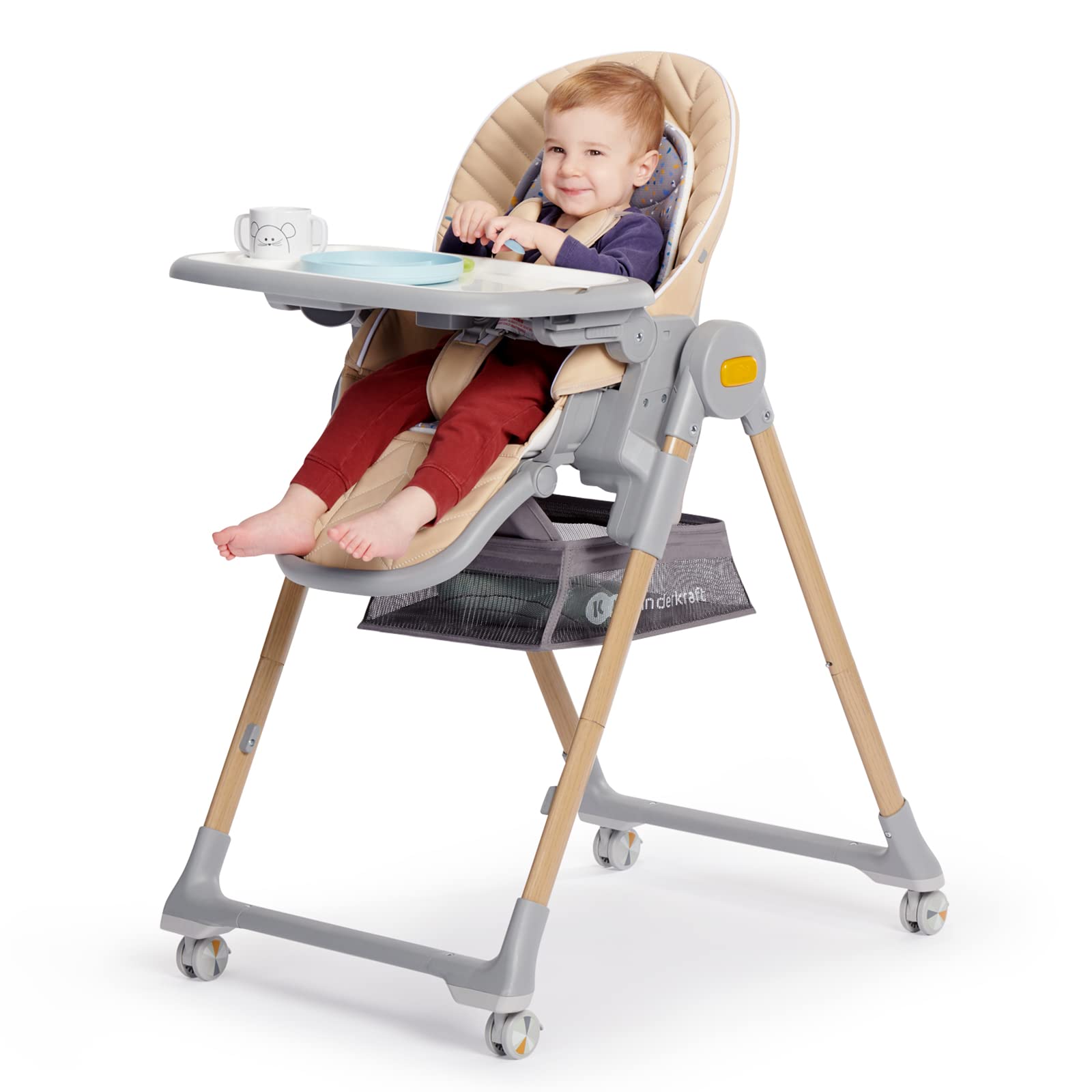 kinderkraft-lastree-hochstuhl-grau-mit-liegefunktion image 5