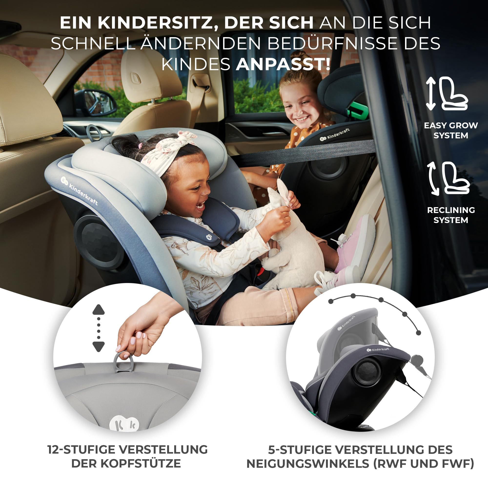 kinderkraft-i-grow-kindersitz-0-36-kg-grau-isofix-360-grad image 7