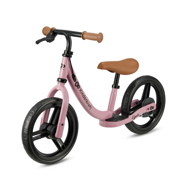 kinderkraft-space-laufrad-pink-metall-12-zoll-mit-bremse image 1