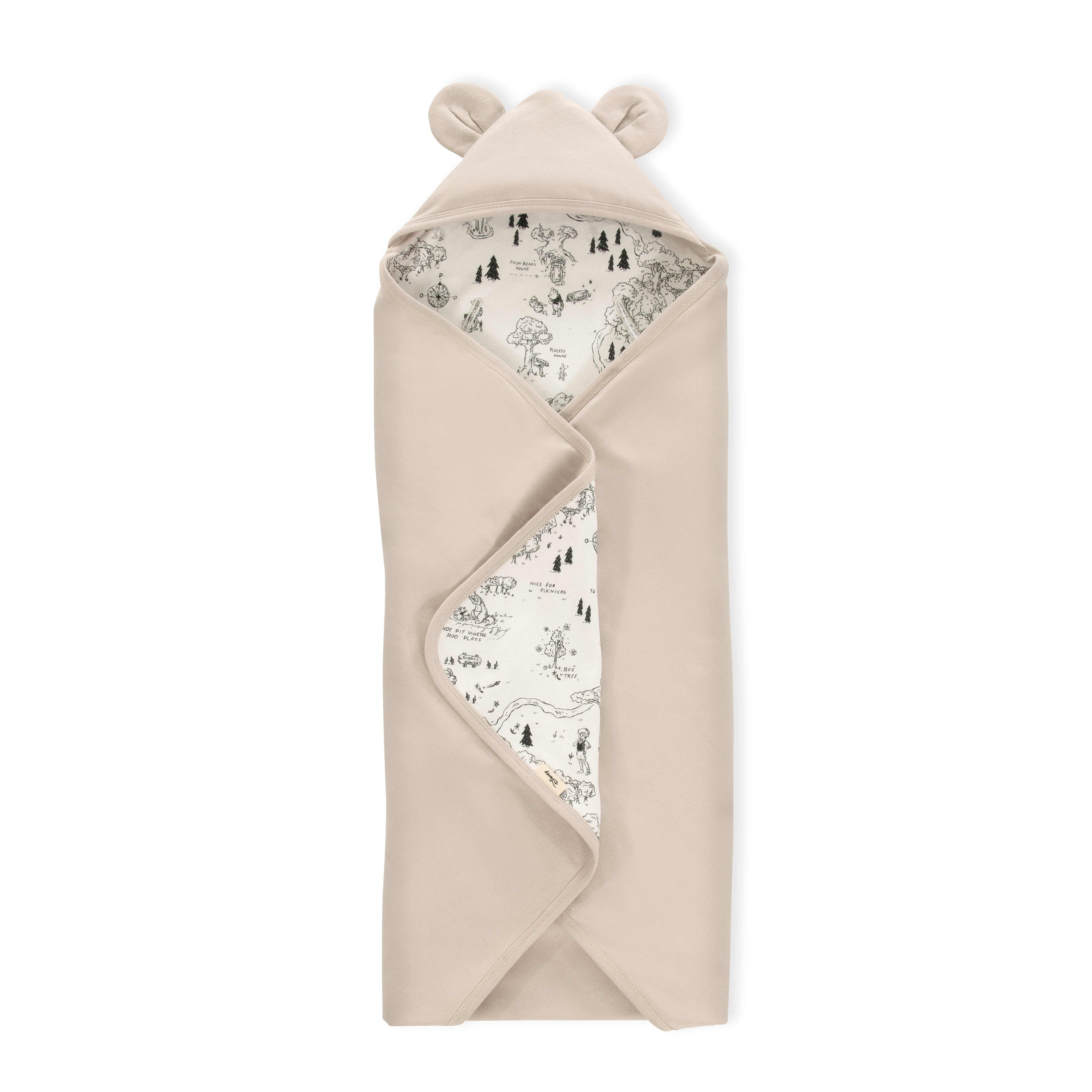 hauck-snuggle-n-dream-einschlagdecke-leaves-mint-baumwolle image 3
