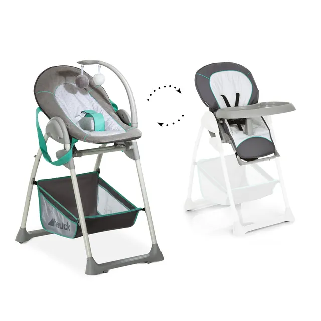 hauck-sit-n-relax-hochstuhl-hearts-h-henverstellbar-mit-tisch image 1