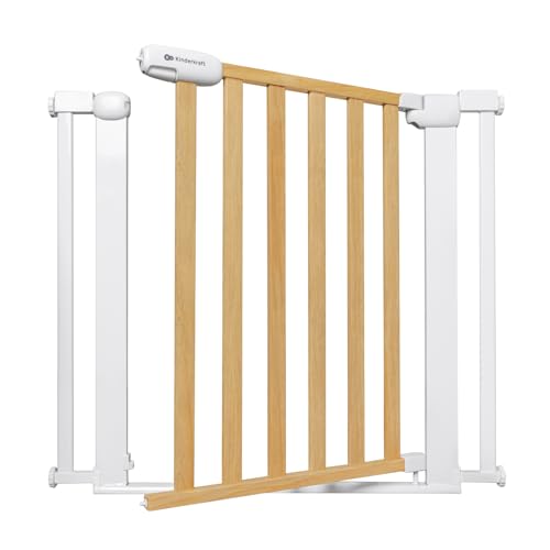 kinderkraft-lock-go-treppenschutzgitter-75-103-cm-holz-ohne-bohren image 7