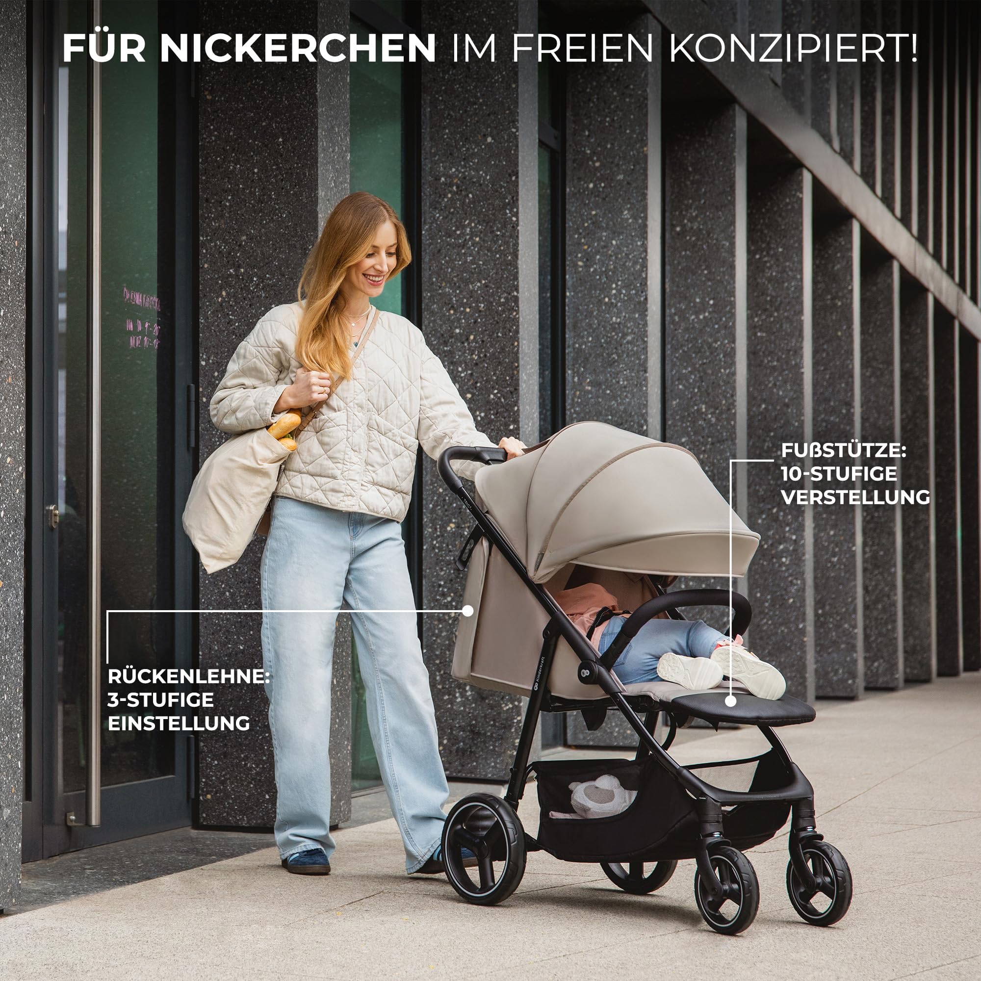 kinderkraft-trig-3-buggy-grau-mit-liegeposition-bis-25-kg image 4