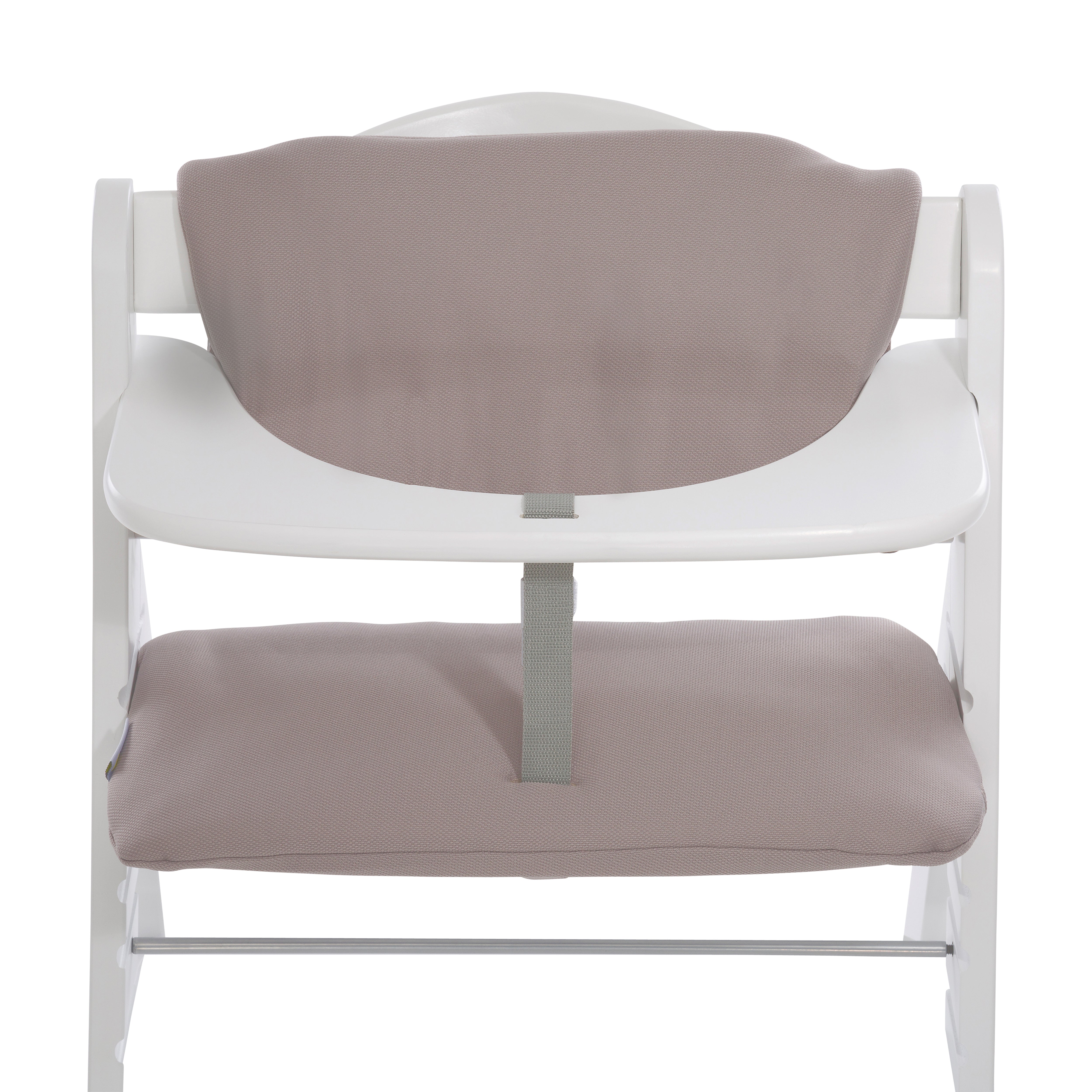 hauck-highchair-pad-deluxe-sitzkissen-stretch-beige-alpha-beta image 1