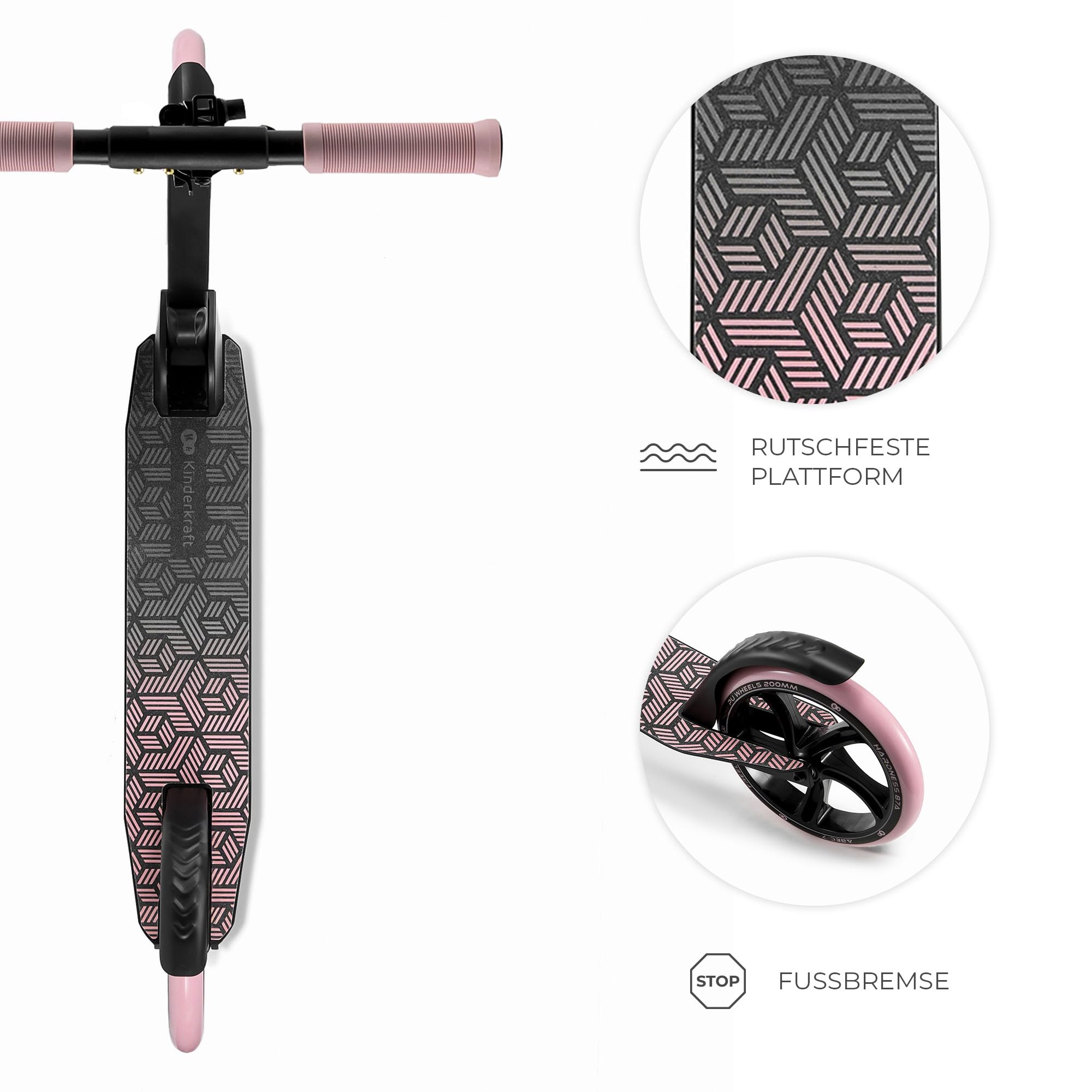 kinderkraft-freely-scooter-pink-klappbar-20-cm-r-der image 7