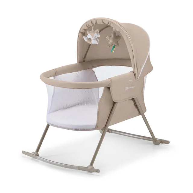kinderkraft-lovi-3in1-reisebett-beige-mit-matratze image 1