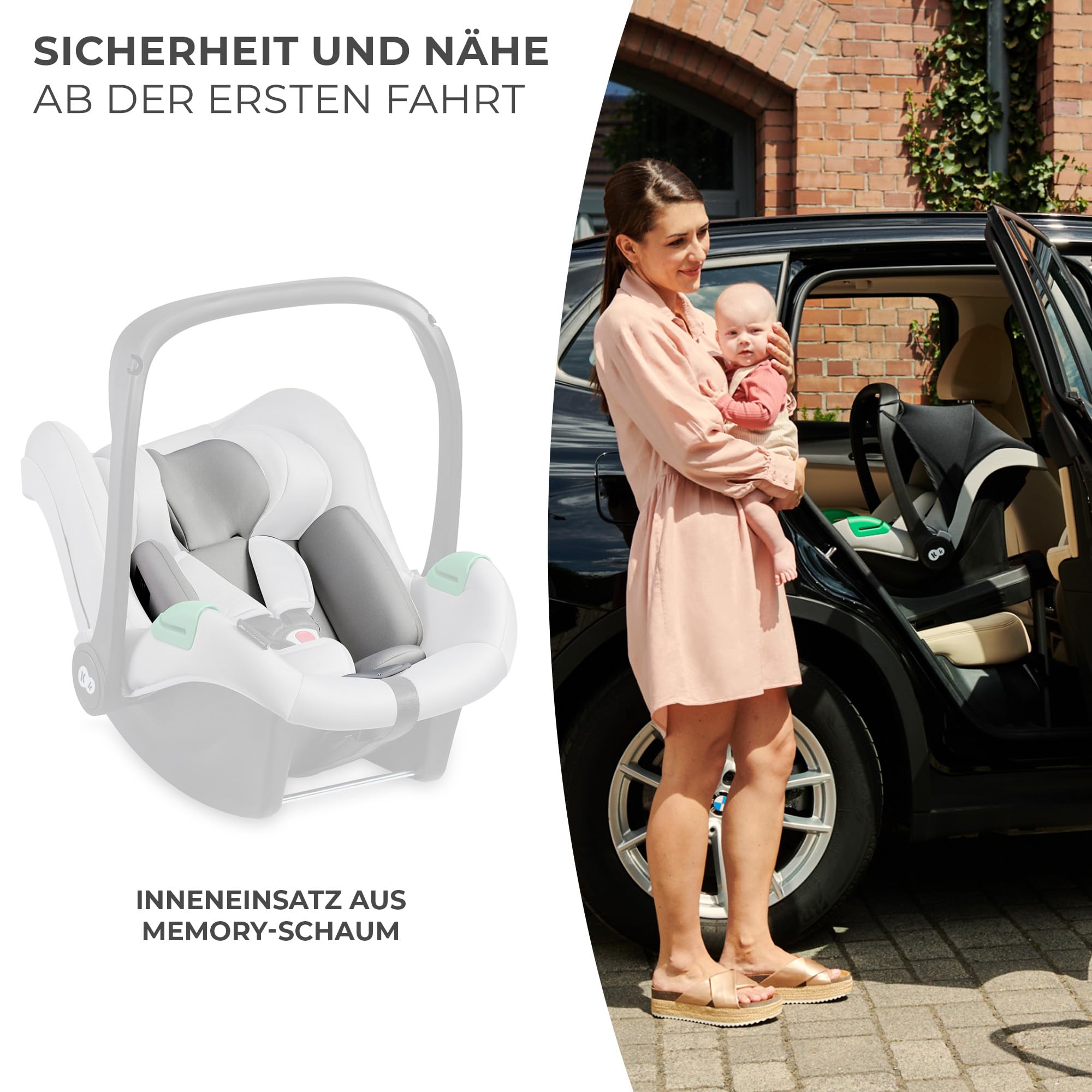 kinderkraft-mink-pro-i-size-babyschale-grau-mit-basis image 6