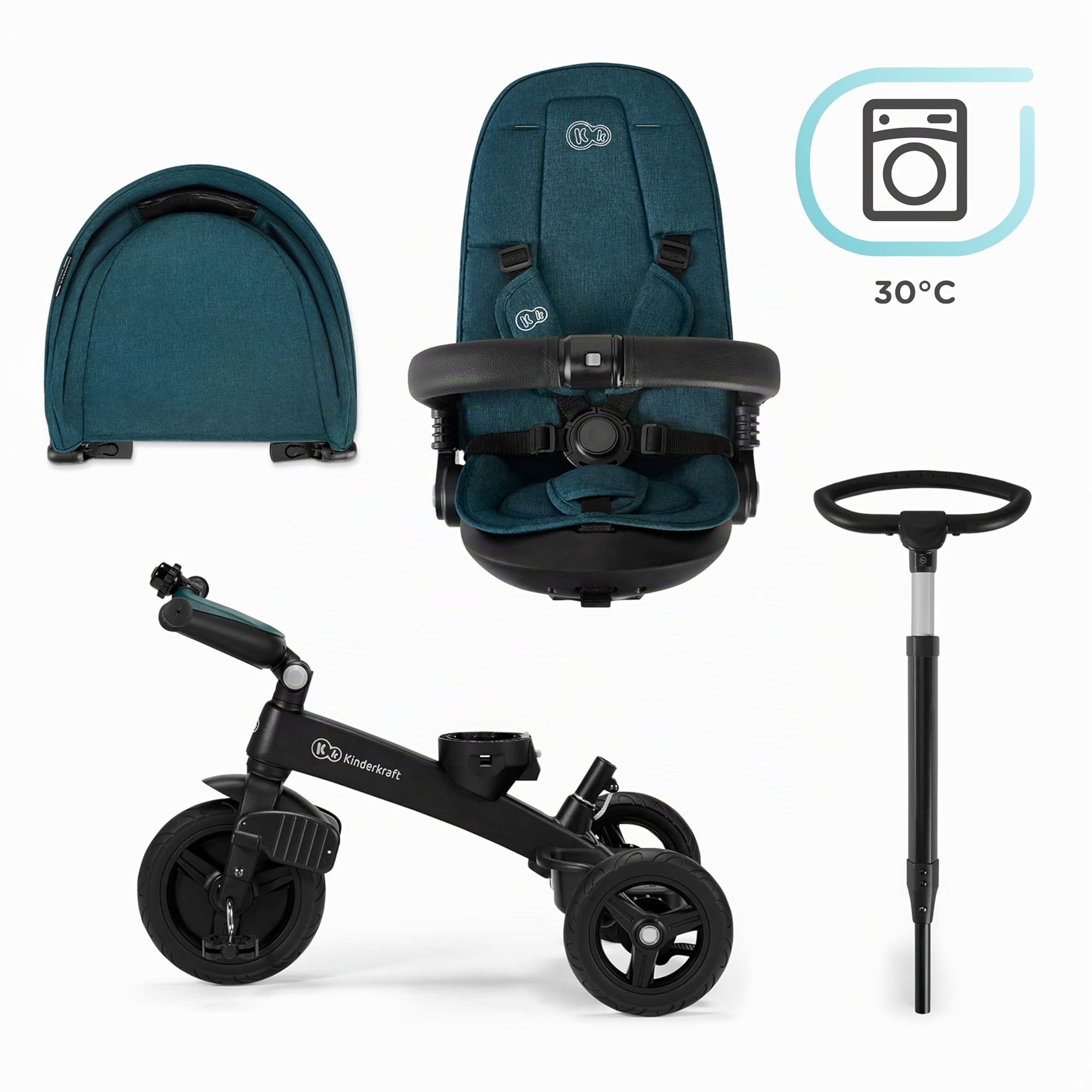 kinderkraft-twipper-5-in-1-dreirad-rosa-ab-9-monate image 8