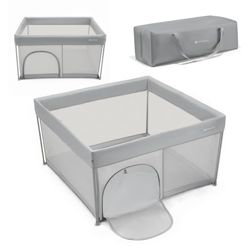 kinderkraft-ziki-laufgitter-grau-faltbar-mit-tasche image 8