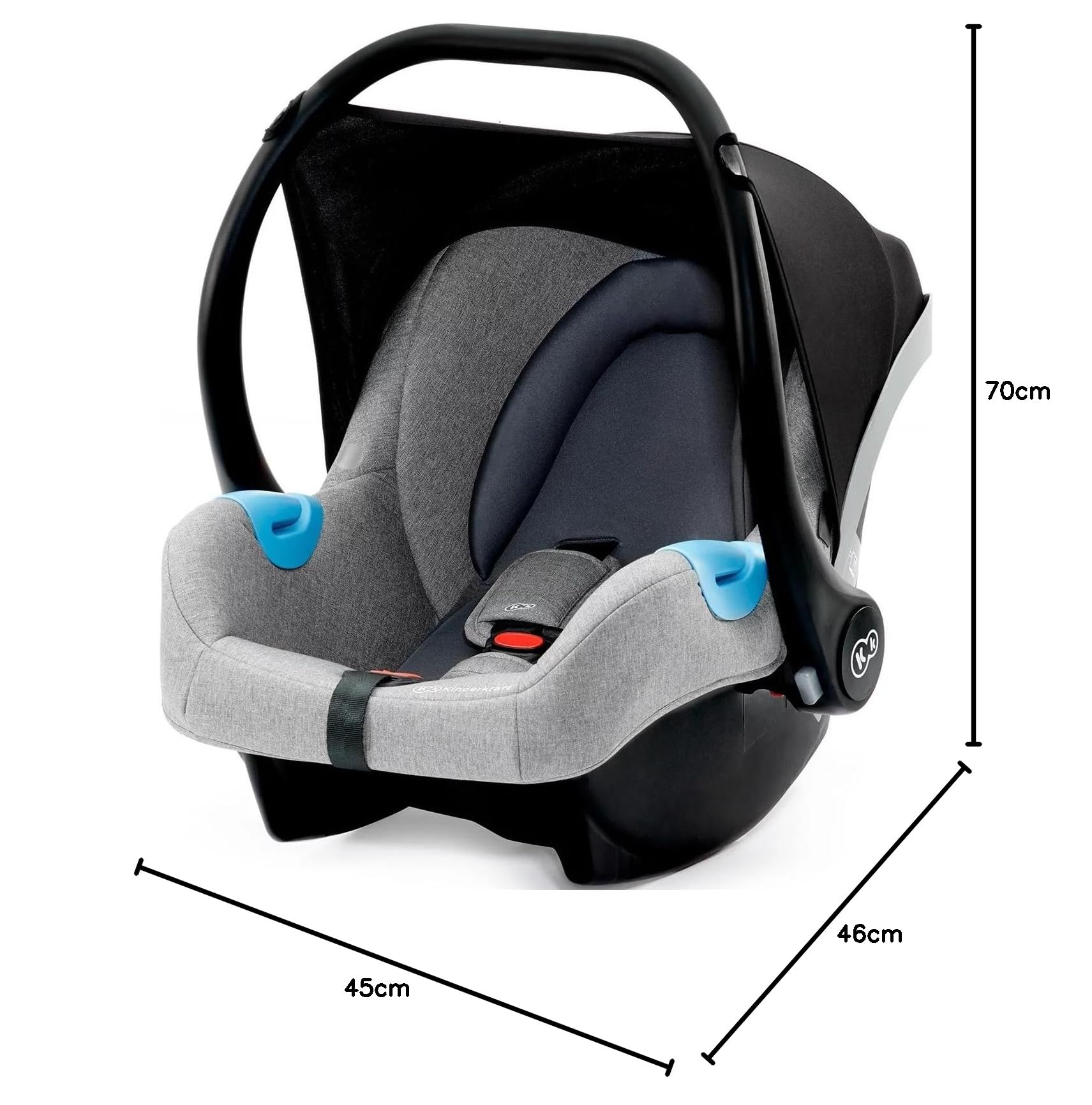 kinderkraft-mink-pro-babyschale-schwarz-40-75-cm-i-size image 2