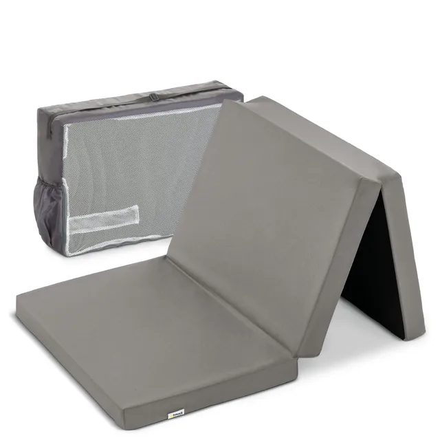 hauck-sleep-n-play-sleeper-reisebettmatratze-grey-120x60 image 1