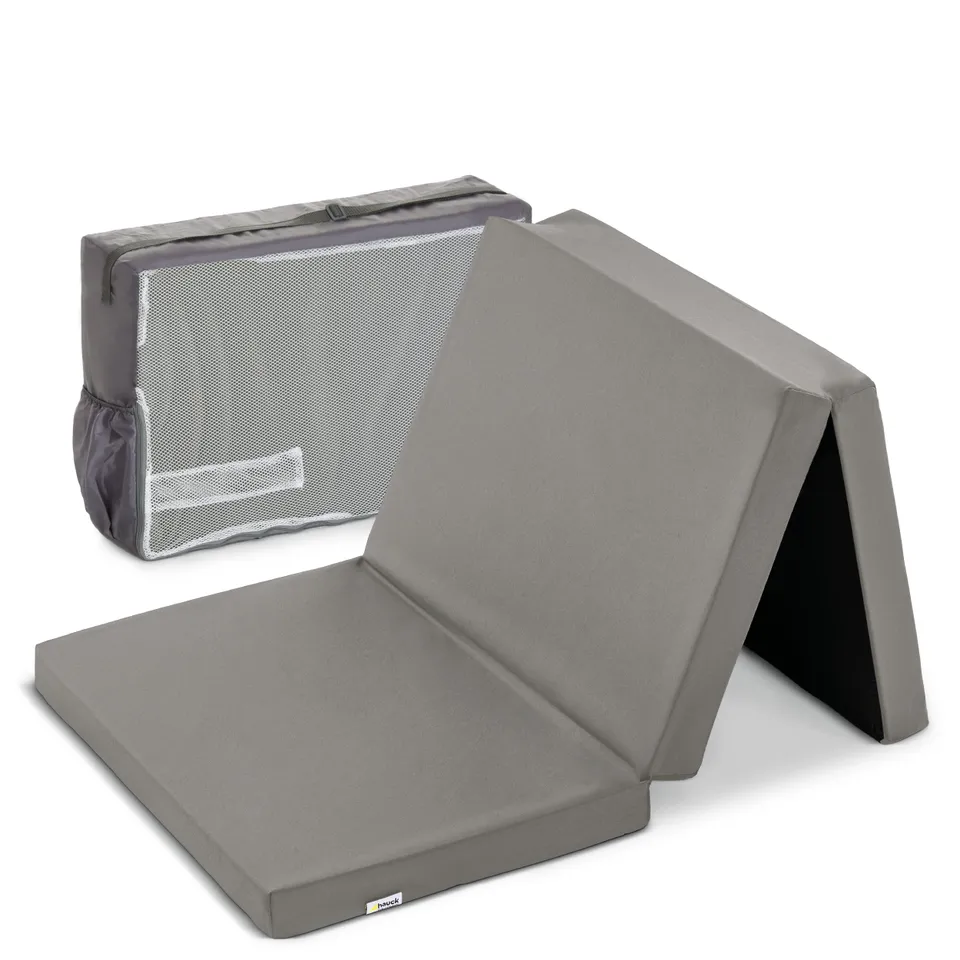 hauck-sleep-n-play-sleeper-reisebettmatratze-grey-120x60 image 1
