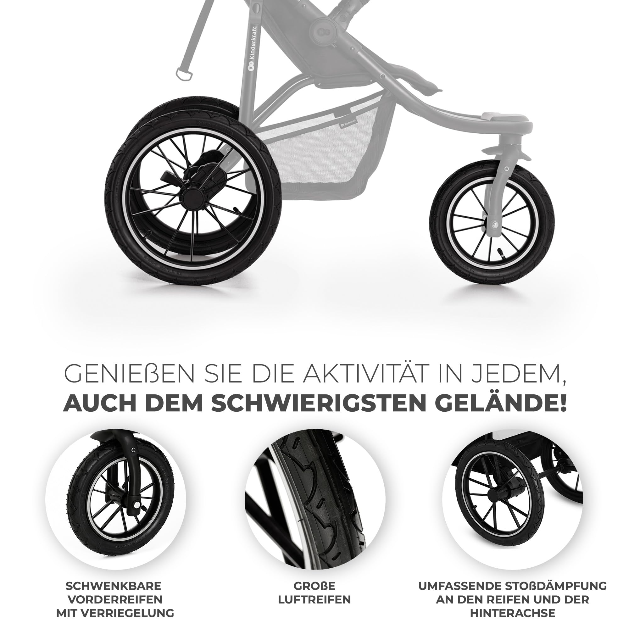 kinderkraft-helsi-2-buggy-grau-mit-luftreifen-liegefunktion image 3