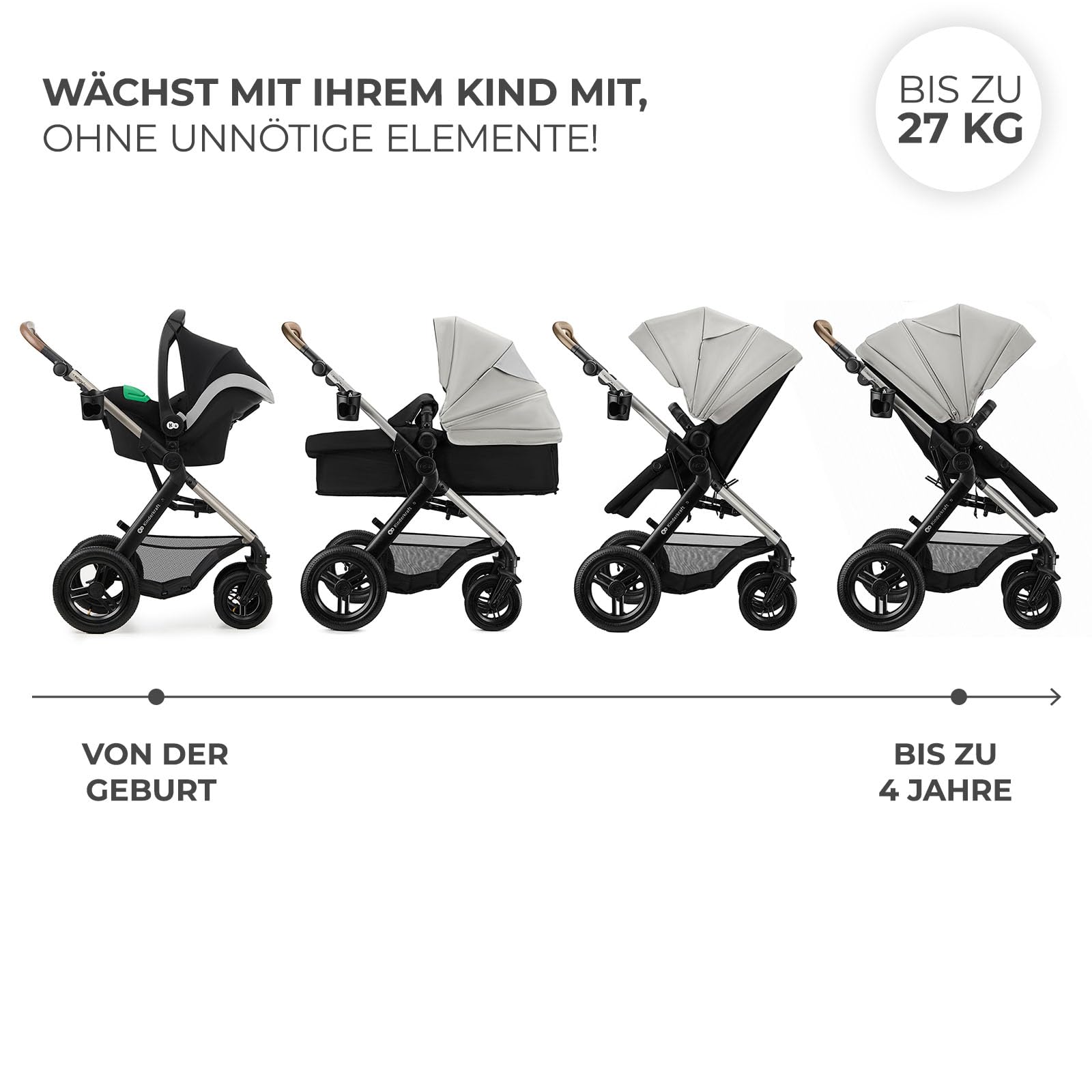 kinderkraft-moov-2-xl-air-kinderwagen-3-in-1-grau-luftreifen image 4