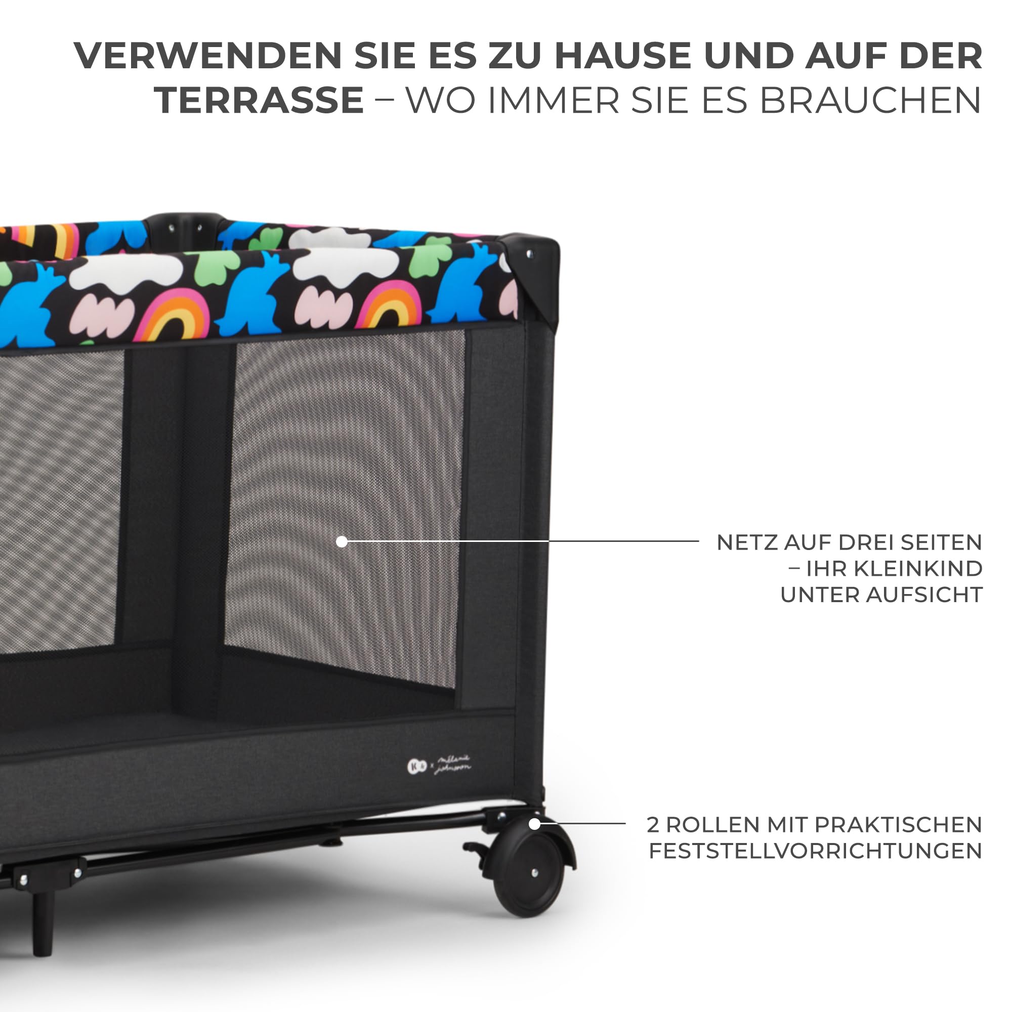 kinderkraft-joy-2-reisebett-happy-shapes-2-in-1 image 4