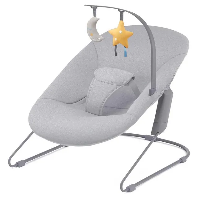 kinderkraft-calmee-babywippe-grau-mit-spielb-gel image 1