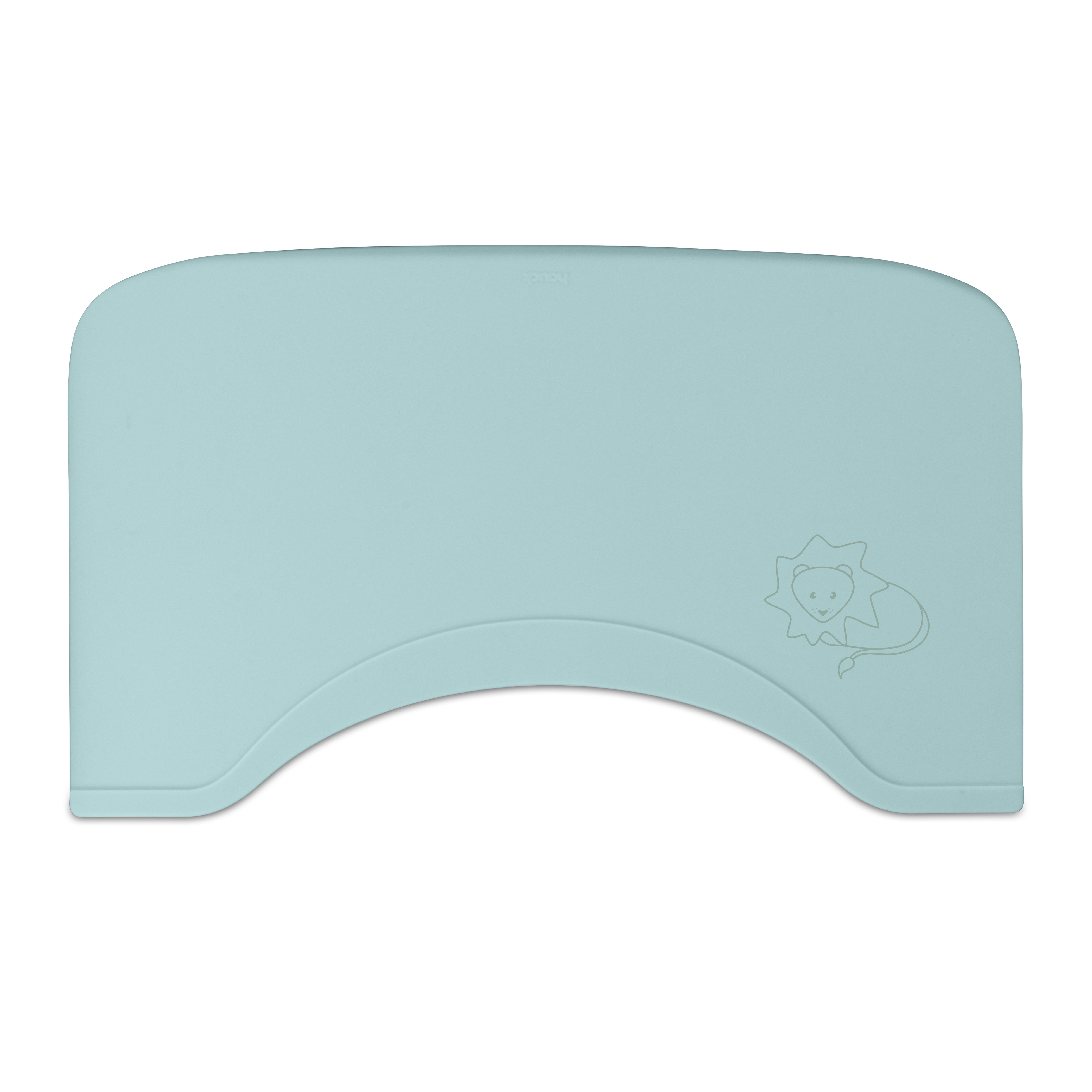 hauck-highchair-wooden-tray-mat-platzdeckchen-lion-mint-silikon image 1