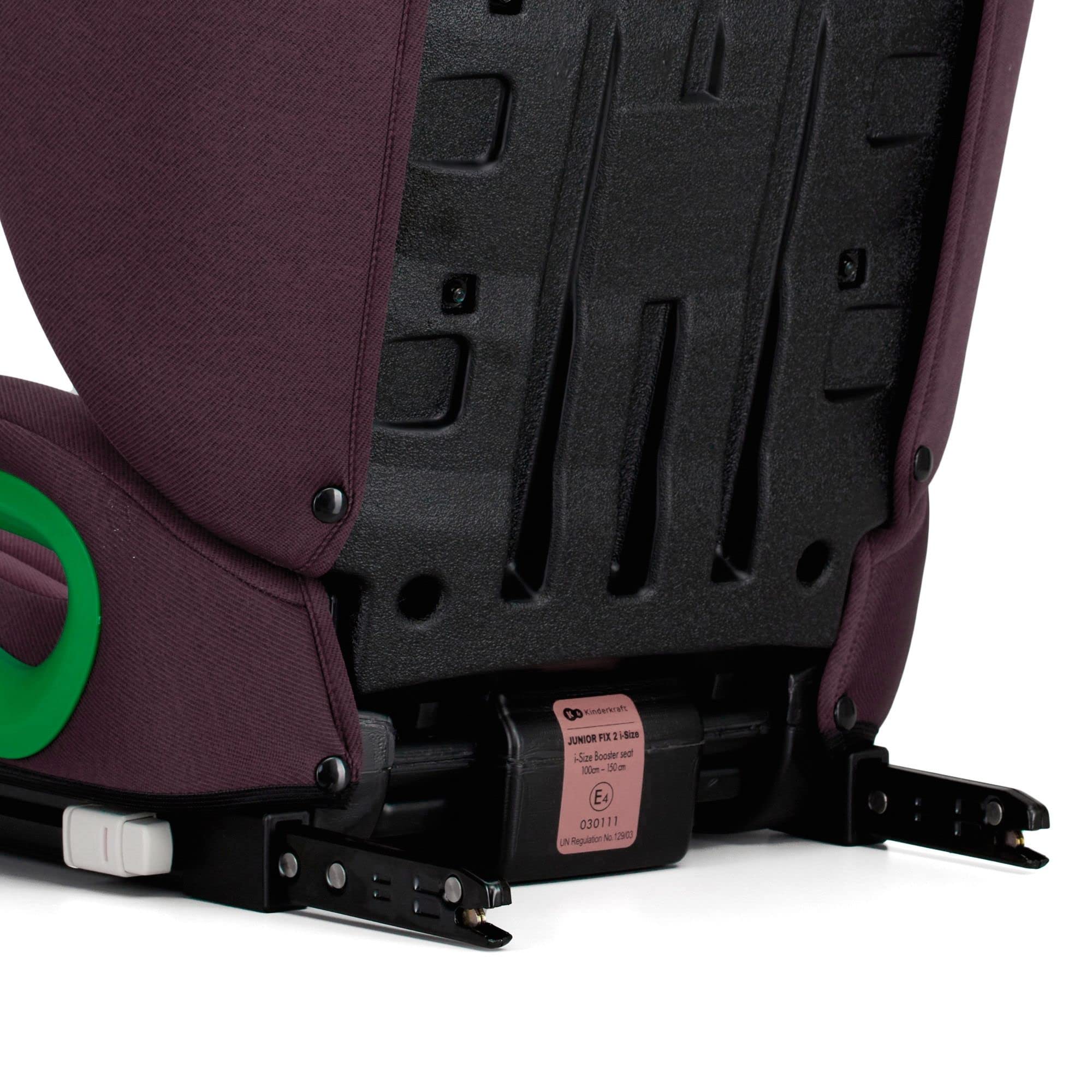 kinderkraft-junior-fix-2-i-size-kindersitz-burgund-isofix image 3