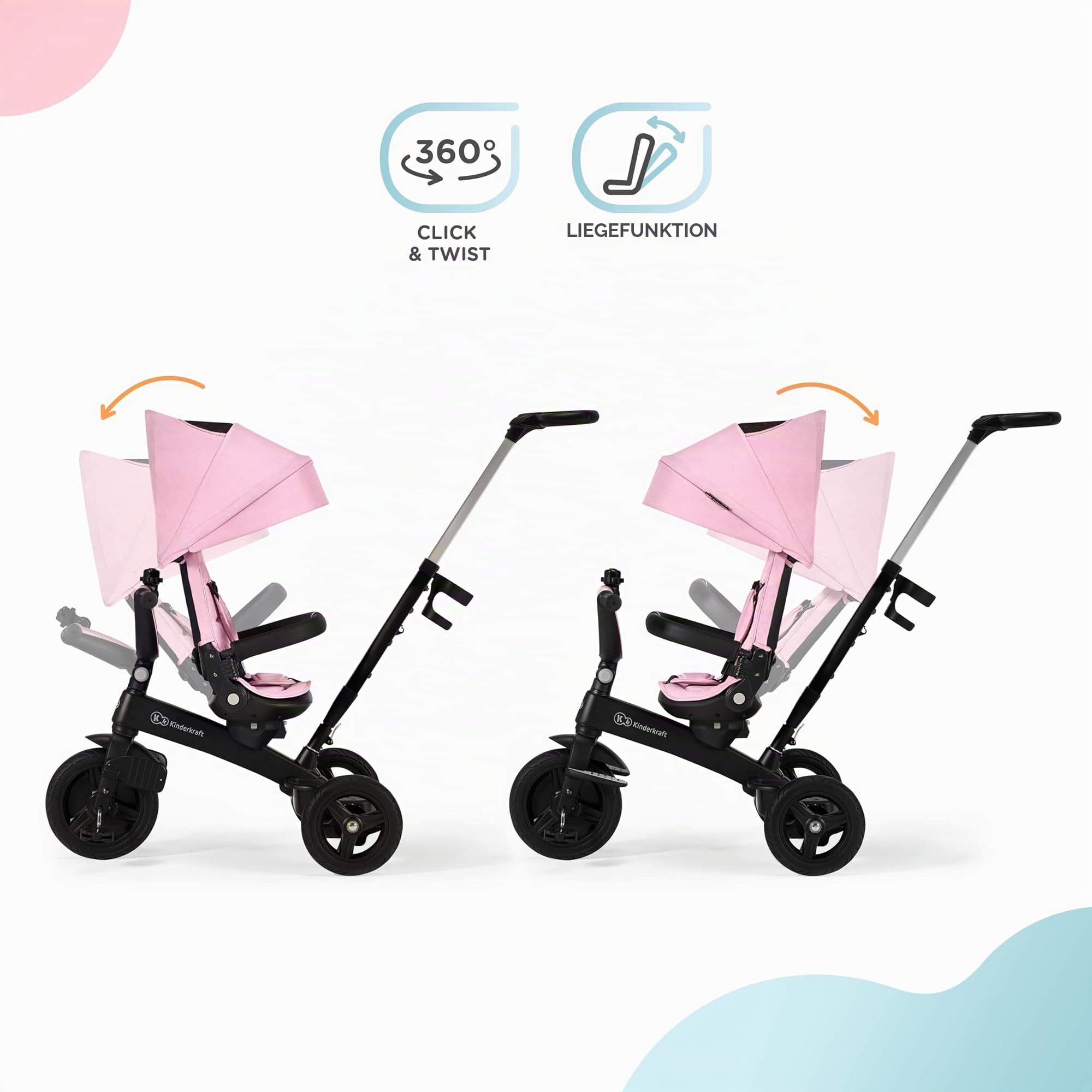 kinderkraft-twipper-5-in-1-dreirad-rosa-ab-9-monate image 4
