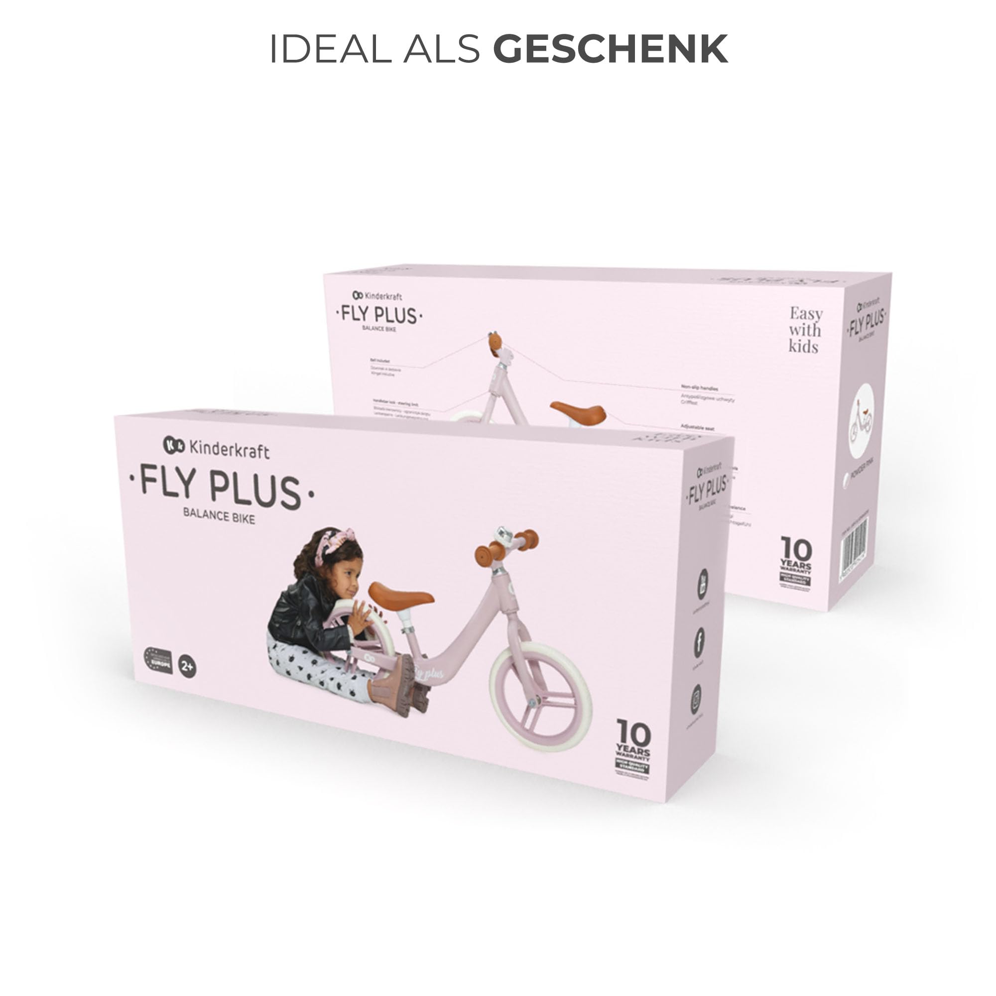 kinderkraft-fly-plus-laufrad-rosa-12-zoll-ab-2-jahre image 7