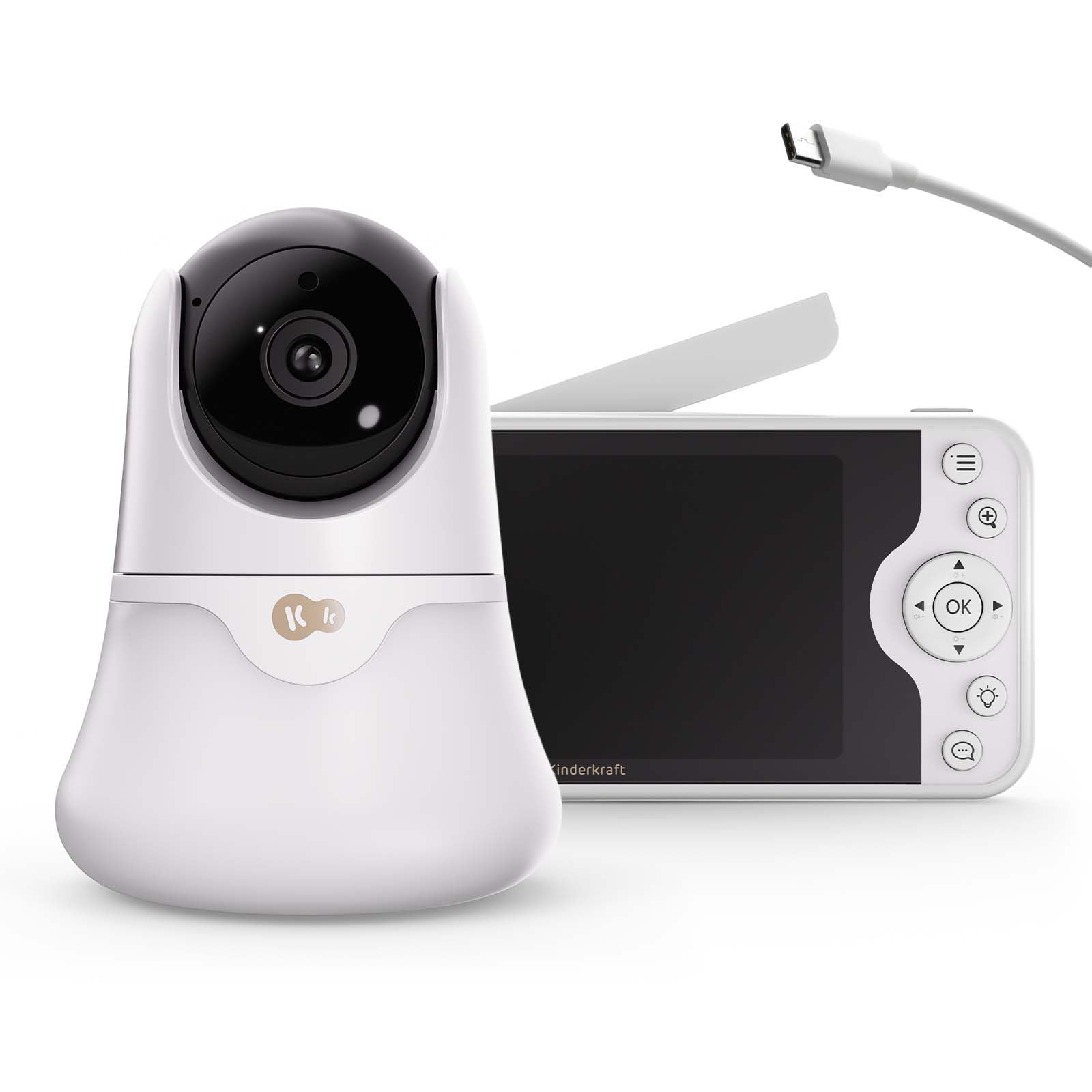 kinderkraft-niteeye-glow-babyphone-mit-kamera-wei-1080p image 1