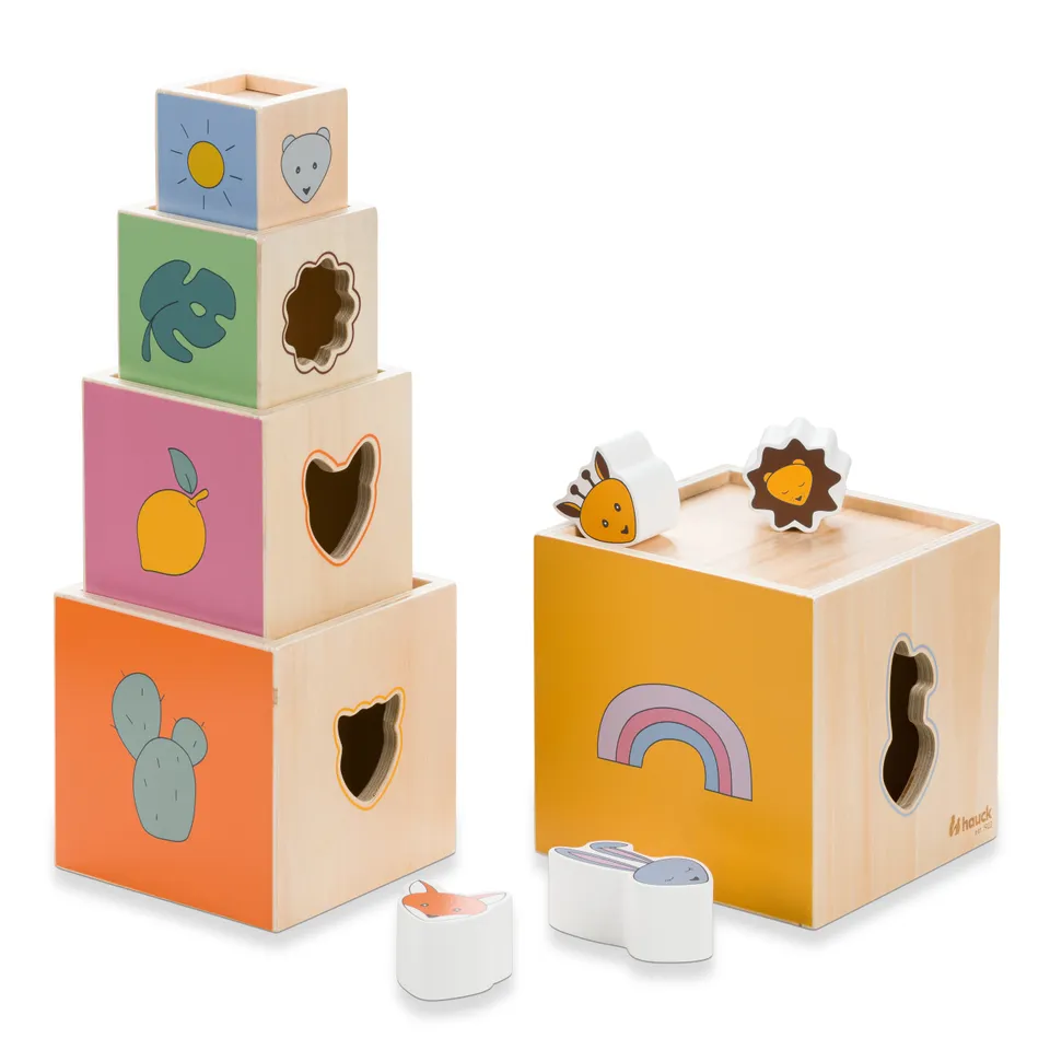 hauck-sit-n-relax-stack-n-raise-stapelspiel-holz-ab-1-jahr image 1