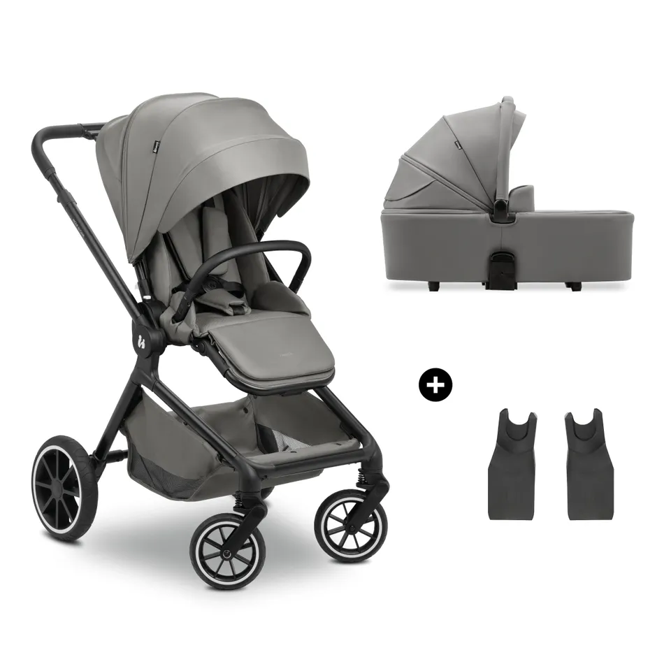 hauck-rapid-move-n-care-set-kinderwagen-dark-grey-mit-wanne-22-kg image 1