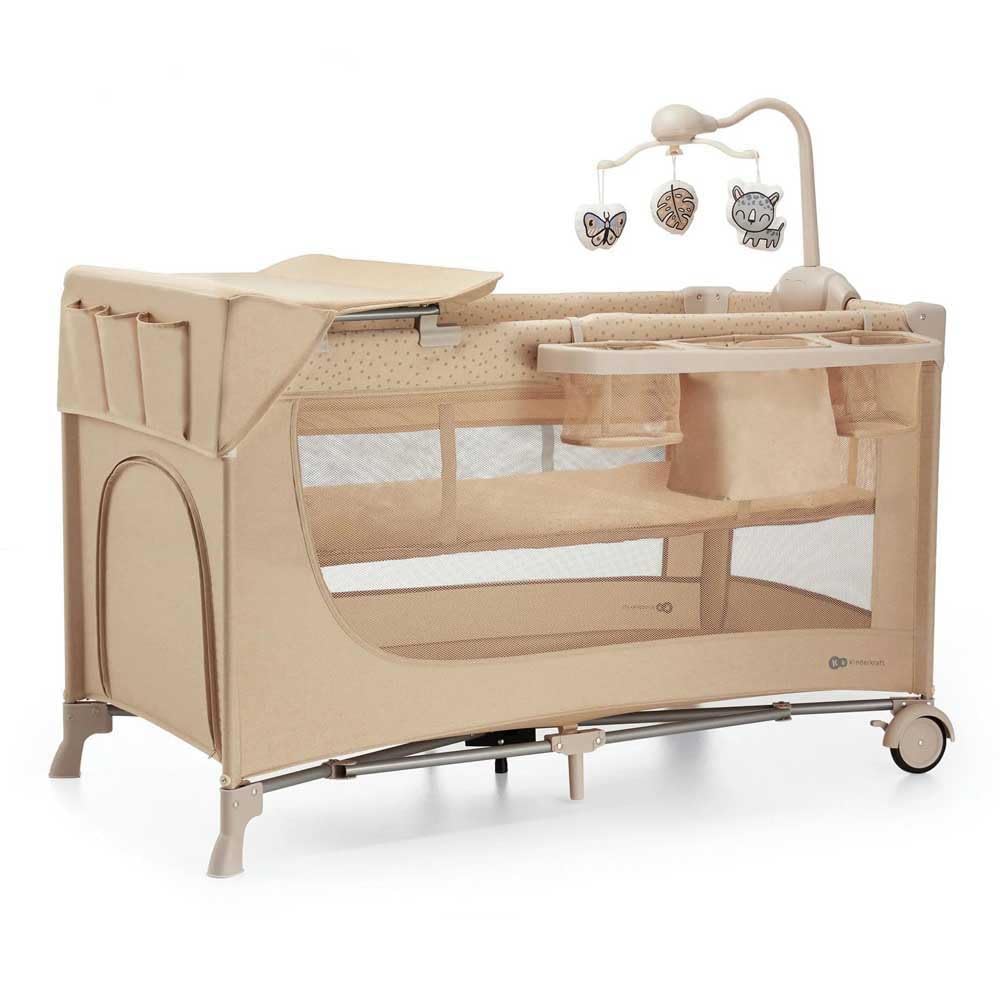 kinderkraft-joy-2-acc-reisebett-3-in-1-beige-mit-zubeh-r image 4
