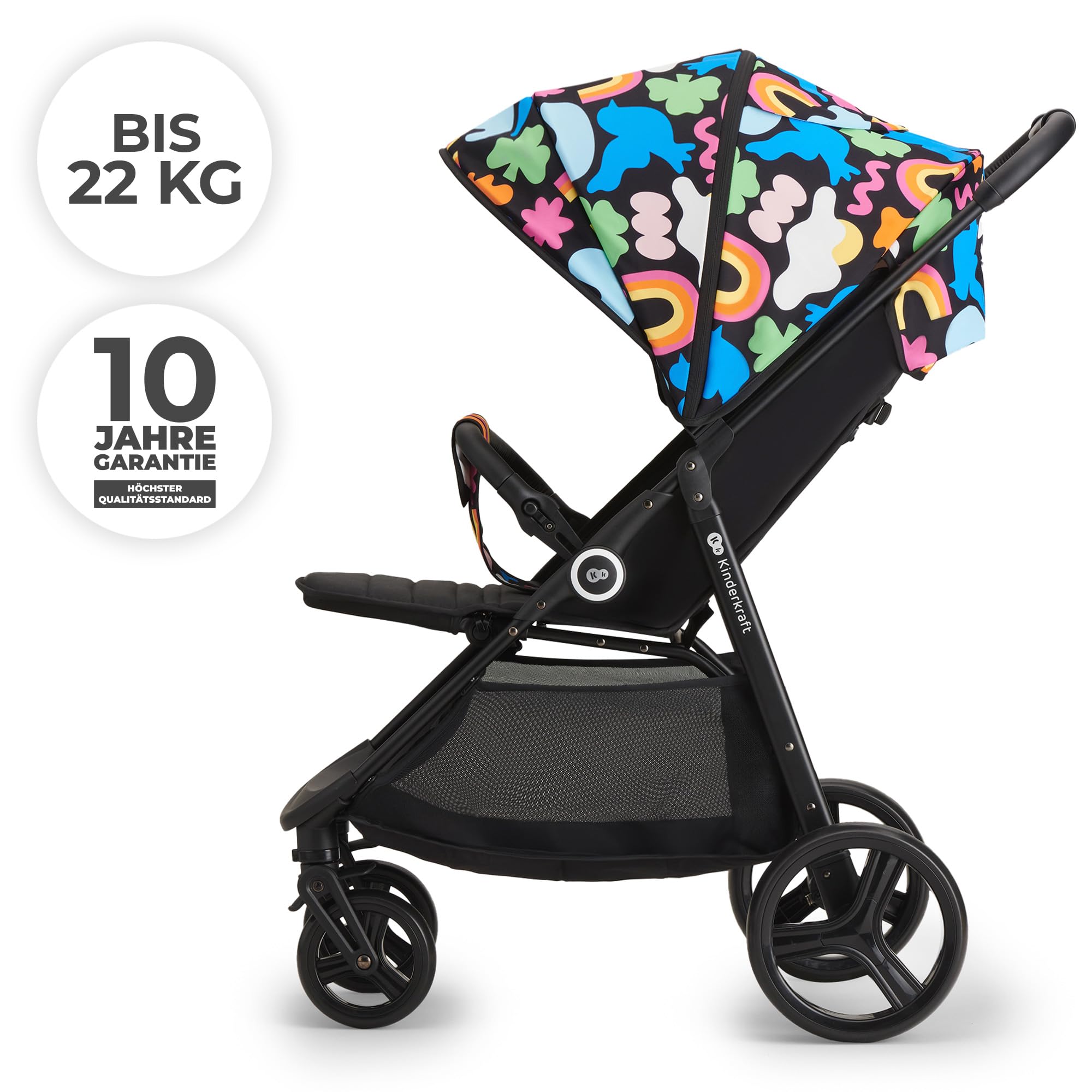 kinderkraft-grande-plus-buggy-happy-shapes-liegeposition image 8
