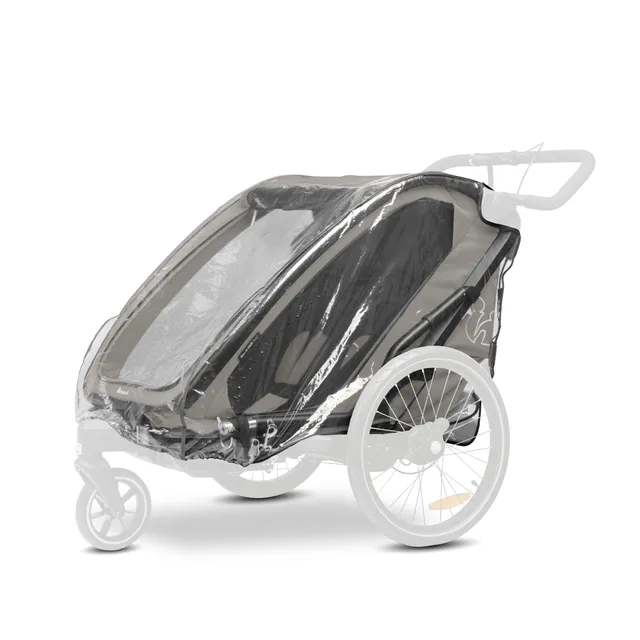 hauck-dryk-bike-n-walk-duo-raincover-regenschutz-transparent image 1