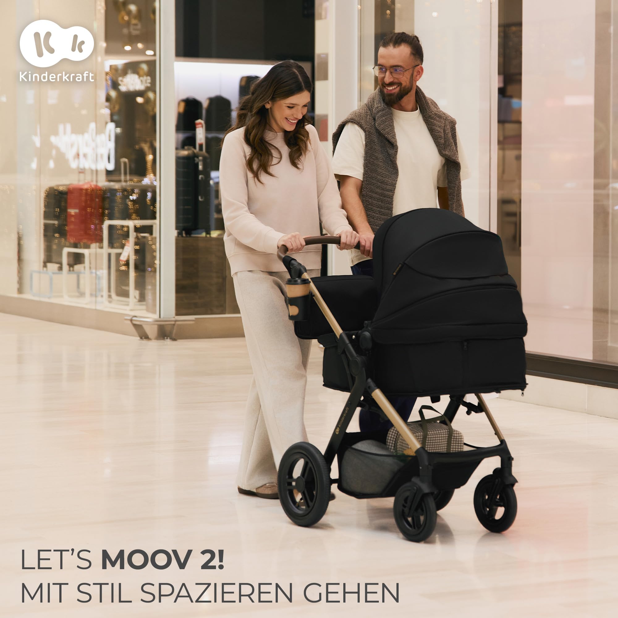 kinderkraft-moov-2-xl-air-kinderwagen-3-in-1-grau-luftreifen image 2