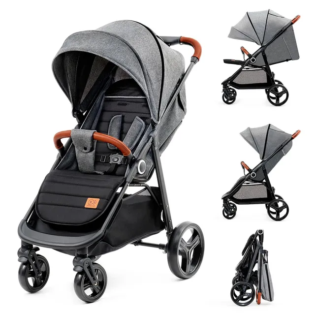 kinderkraft-grande-plus-buggy-grau-22-kg-liegeposition image 1