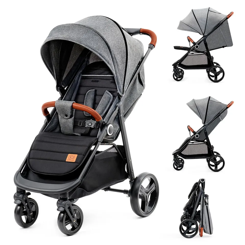 kinderkraft-grande-plus-buggy-grau-22-kg-liegeposition image 1