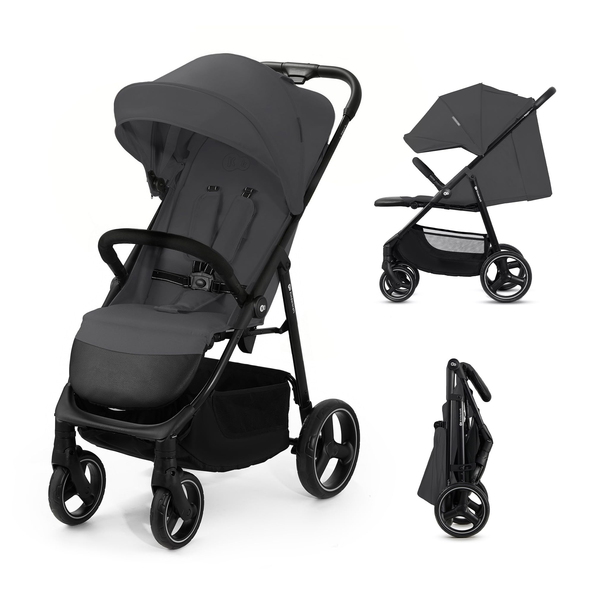 kinderkraft-trig-3-buggy-grau-mit-liegeposition-bis-25-kg image 1
