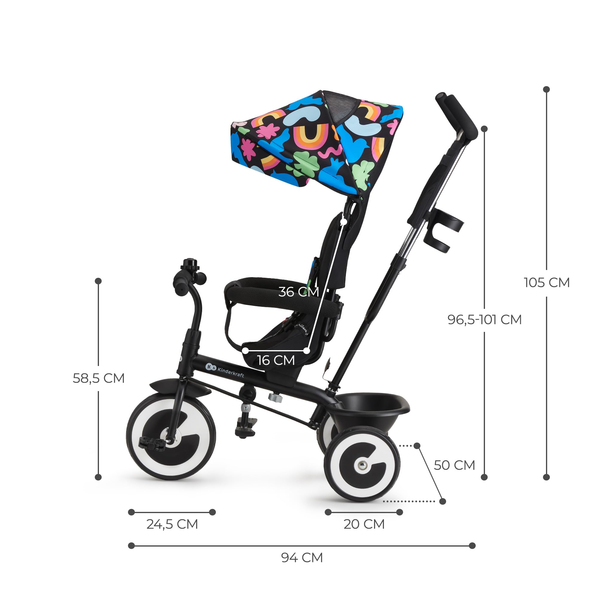 kinderkraft-aston-dreirad-happy-shapes-mit-schubstange image 8