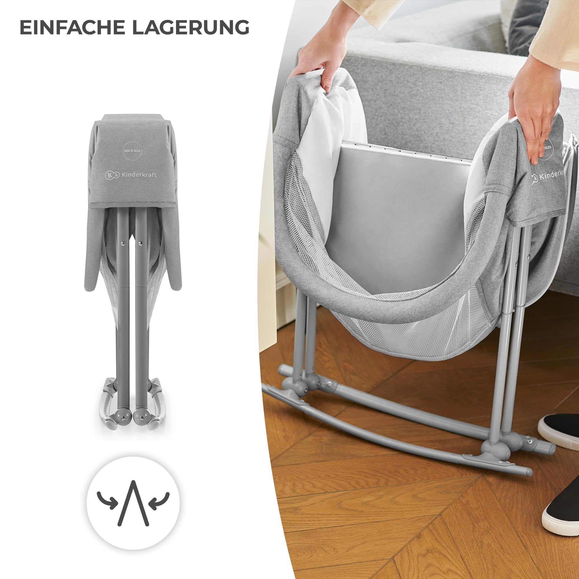 kinderkraft-lovi-babybett-3-in-1-grau-bis-9-kg image 4