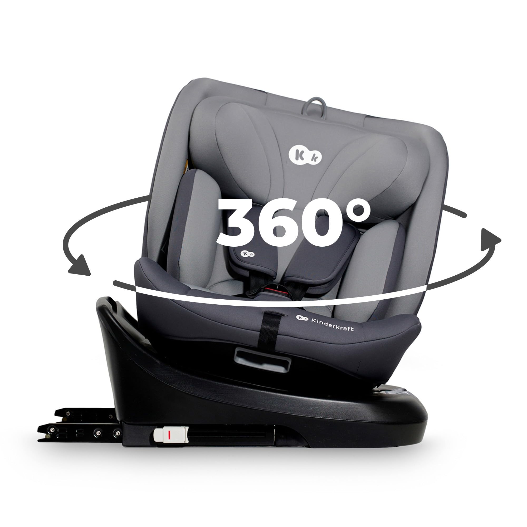 kinderkraft-i-grow-kindersitz-0-36-kg-grau-isofix-360-grad image 1