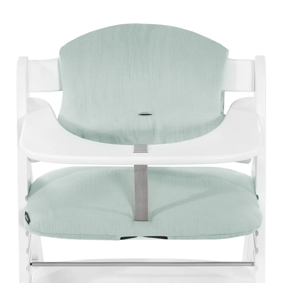 hauck-highchair-pad-select-auflage-muslin-mint-musselin image 1