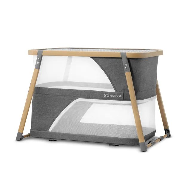 kinderkraft-sofi-reisebett-4-in-1-grau-mit-matratze image 1