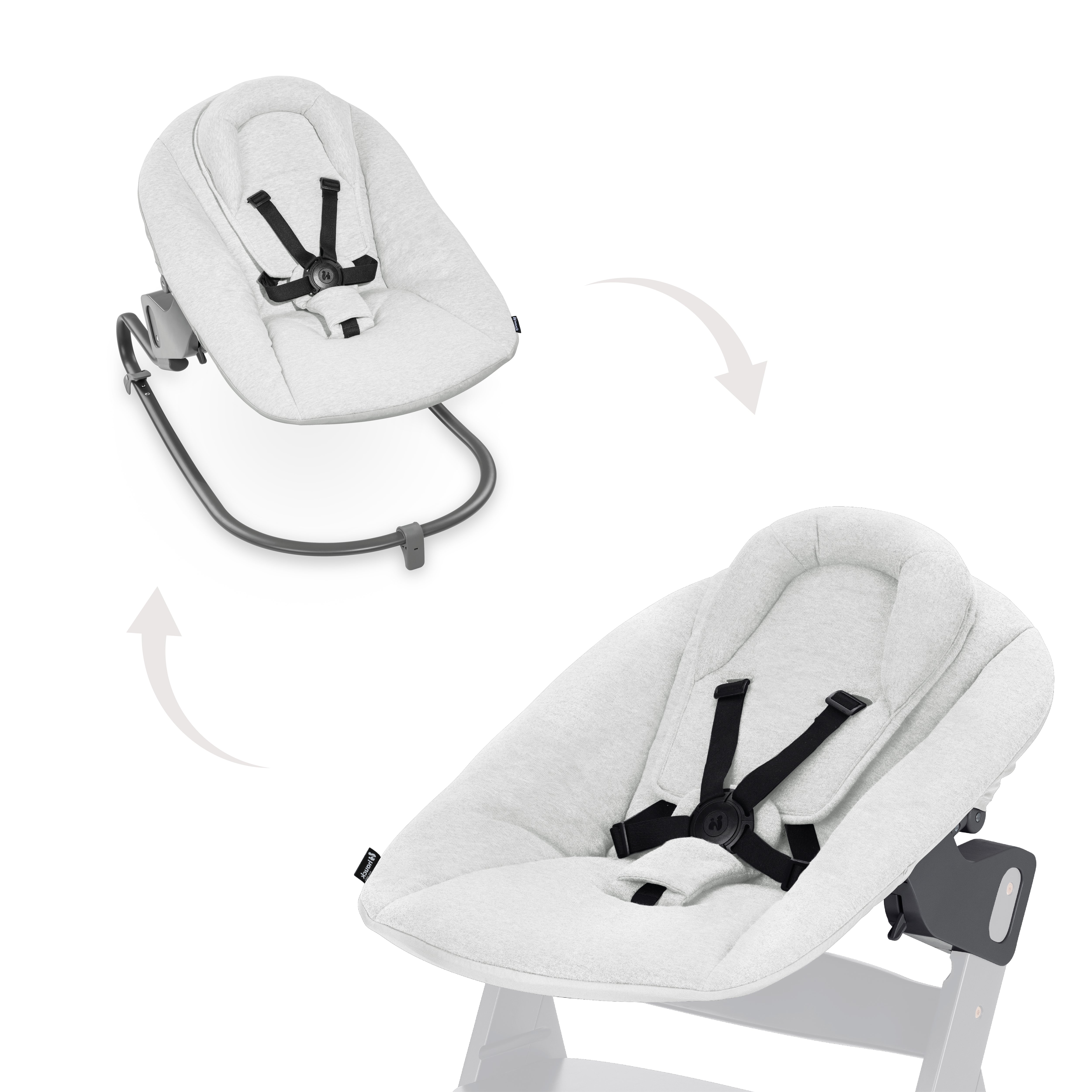 hauck-alpha-bouncer-premium-babywippe-dark-grey image 2