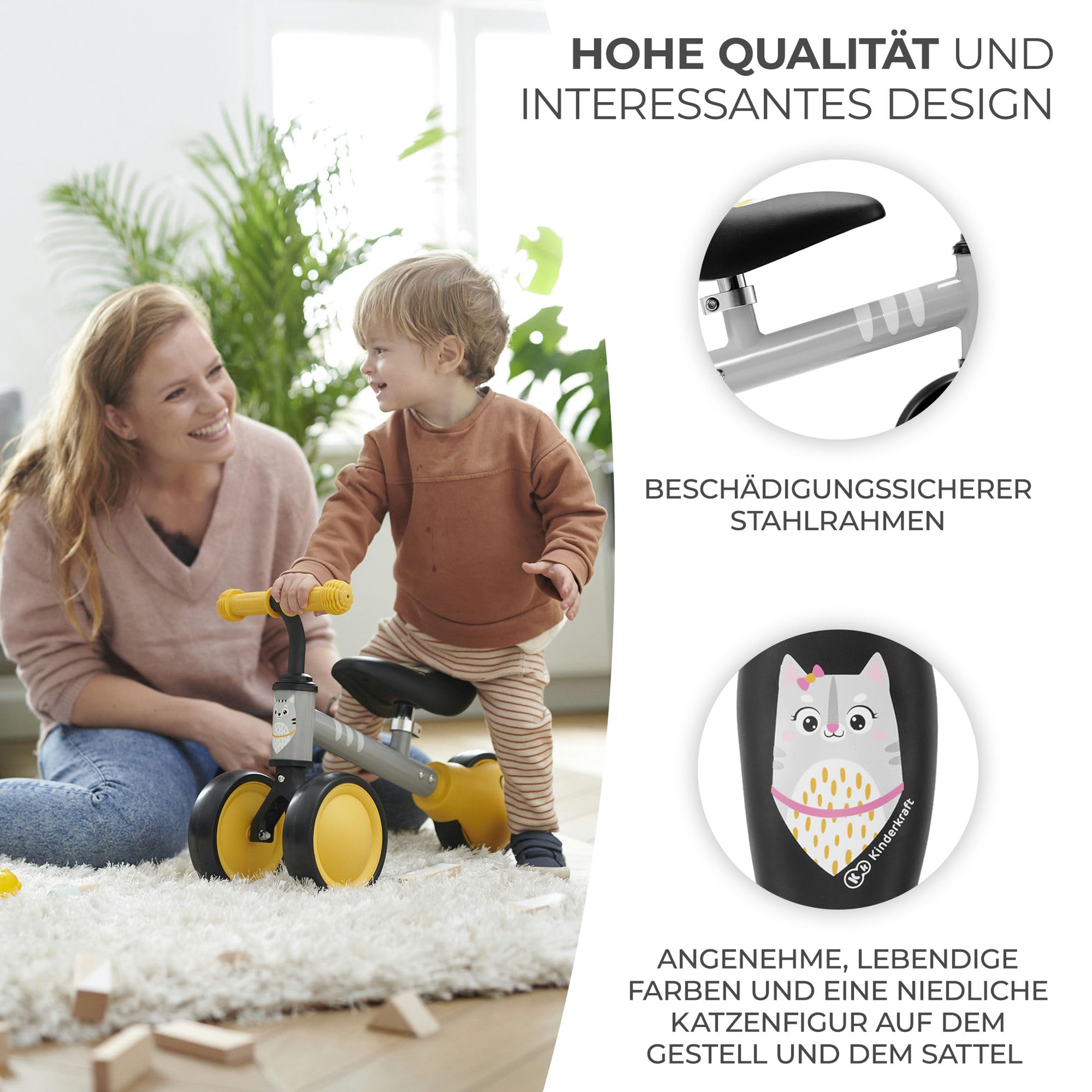 kinderkraft-cutie-laufrad-3in1-rosa-ab-1-jahr image 7
