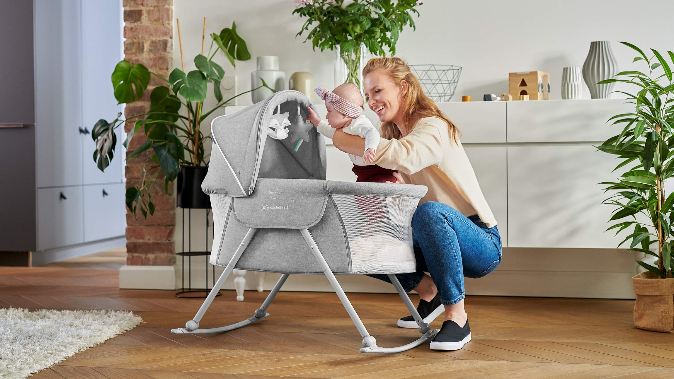 kinderkraft-lovi-babybett-3-in-1-grau-bis-9-kg image 2